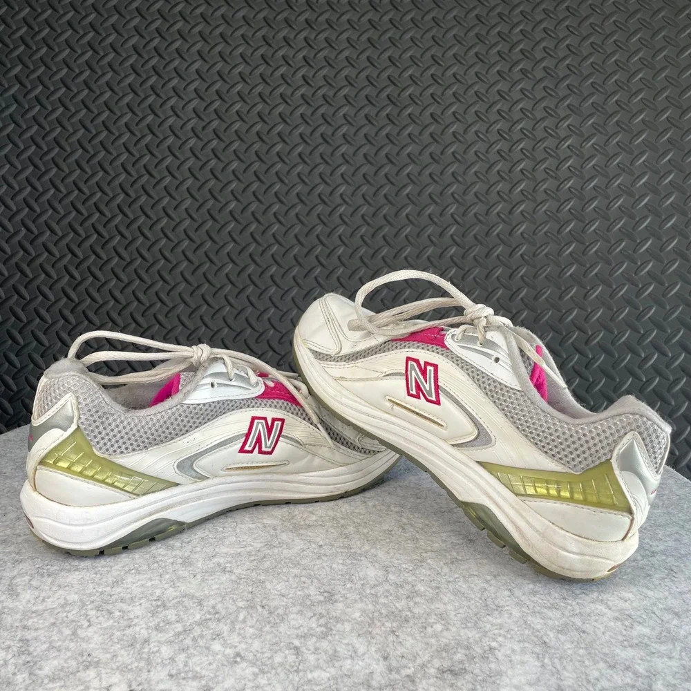 New Balance 846 Breast Cancer White Pink Made In USA WW846KM Women‎ Shoe Sz 8.5